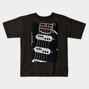 Burns Guitar Split Pickups Kids T-Shirt